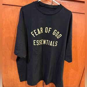 Essentials Gold and Black Textured Fabric